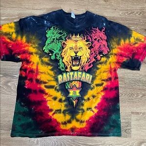 Liquid Blue Rastafari Lion Shirt Men’s Size 2XL